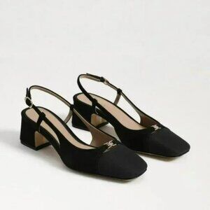 Sam EdelmanTarra 2 Slingback Heel - Color: Black Suede - Size: Women 5
